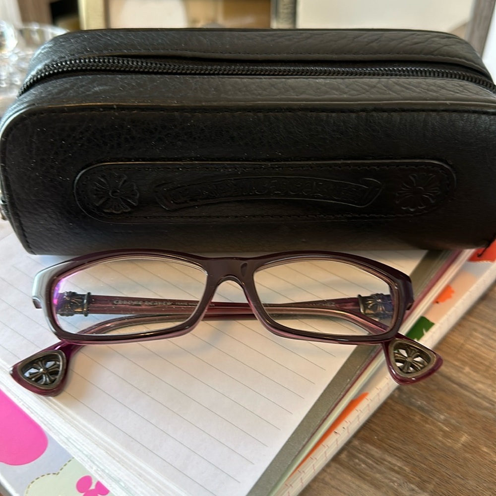 Authentic chrome hearts reading glasses